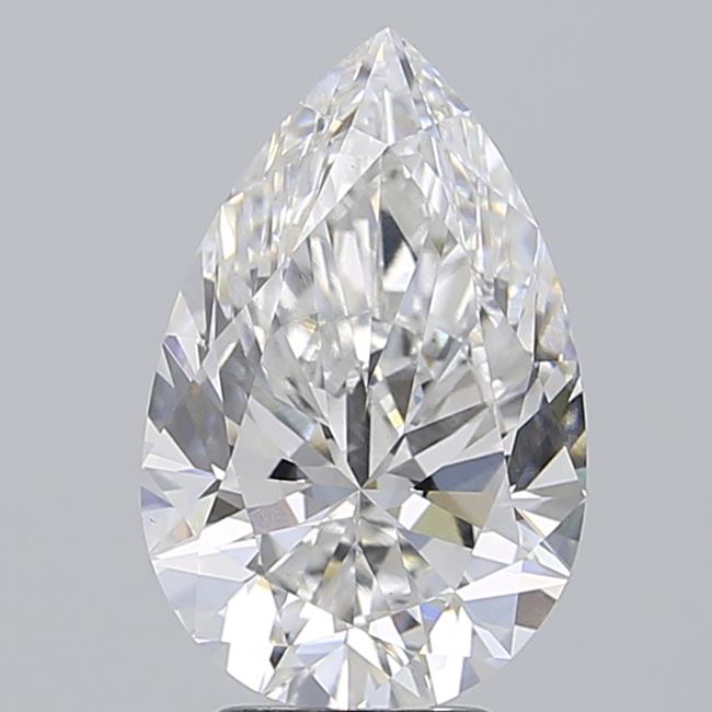 GIA 3.98 Carat Pear Lab Grown Diamond 人工培育鑽石 實驗室人造鑽石