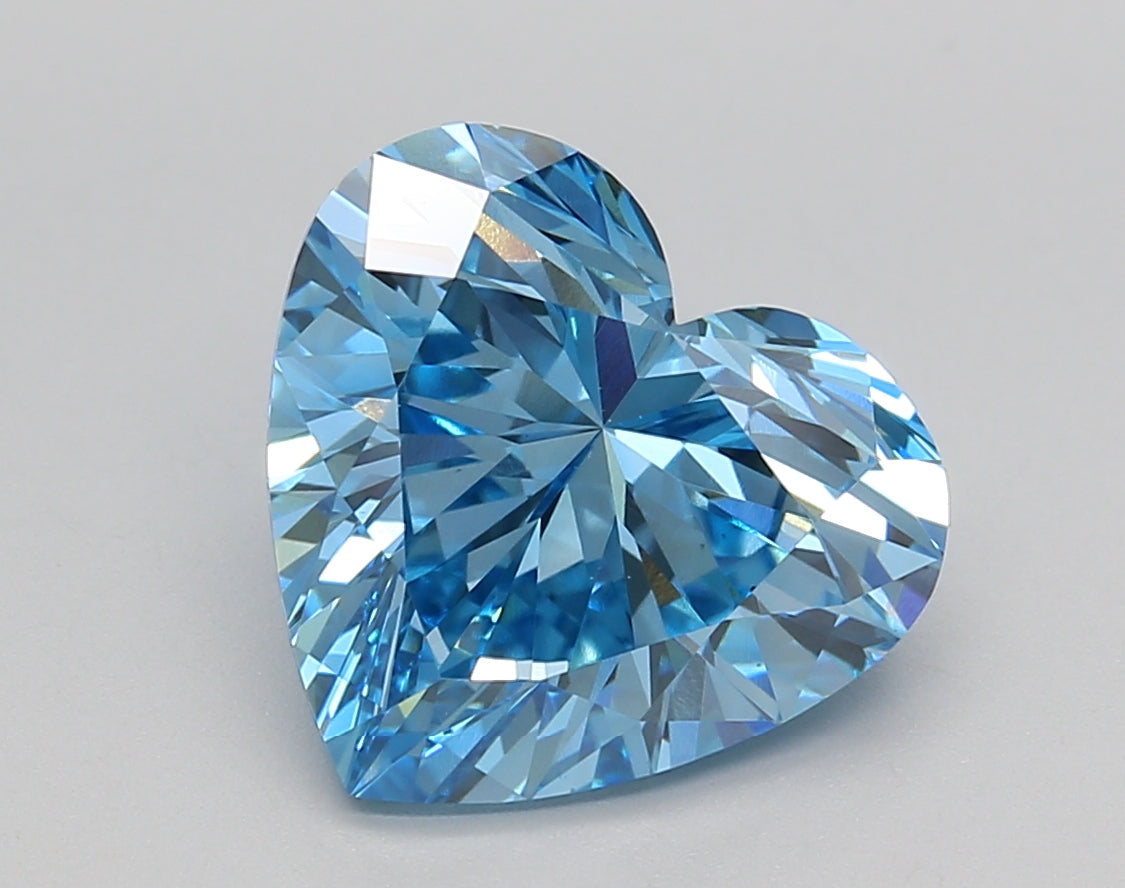 IGI 4.03 Carat Heart Lab Grown Diamond