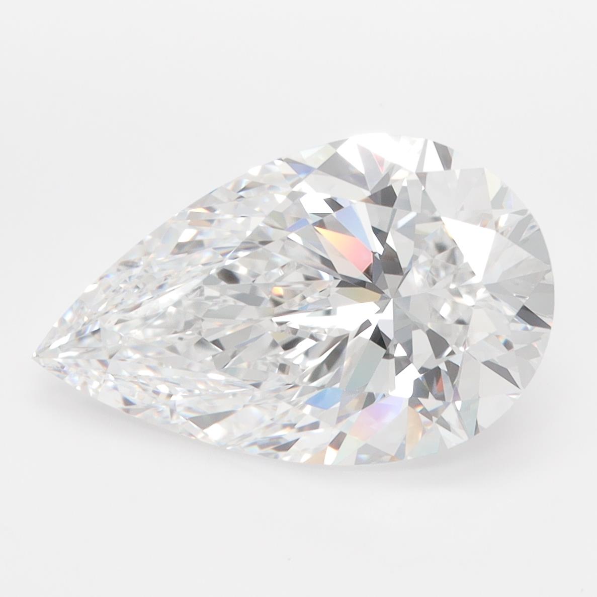 IGI 4.30 Carat Pear Lab Grown Diamond 人工培育鑽石 實驗室人造鑽石
