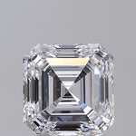 IGI 2 Carat Square Emerald Lab Grown Diamond