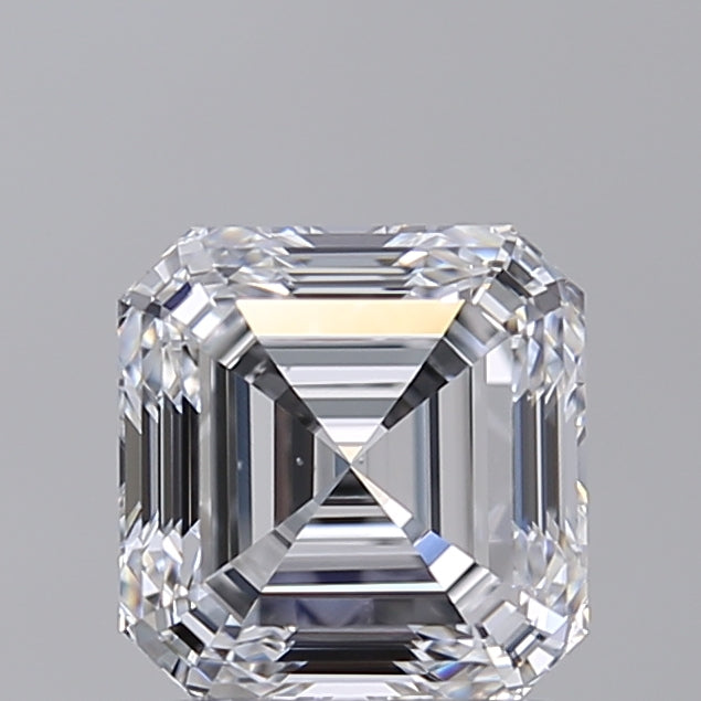 IGI 2 Carat Square Emerald Lab Grown Diamond