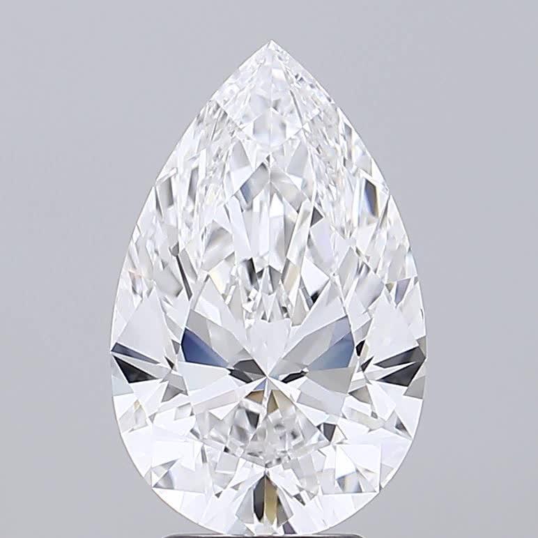 GIA 4.32 Carat Pear Lab Grown Diamond 人工培育鑽石 實驗室人造鑽石
