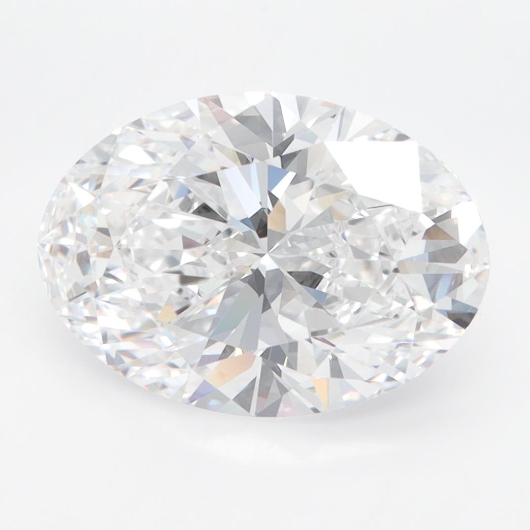 GIA 3.84 Carat Oval Lab Grown Diamond 人工培育鑽石 實驗室人造鑽石