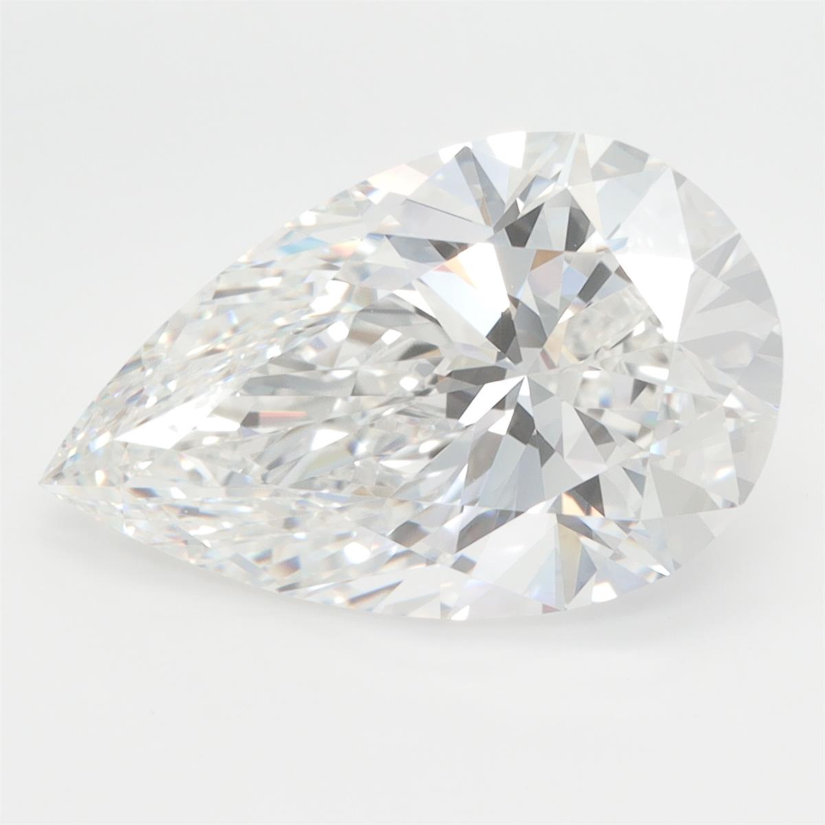 GIA 5.27 Carat Pear Lab Grown Diamond 人工培育鑽石 實驗室人造鑽石