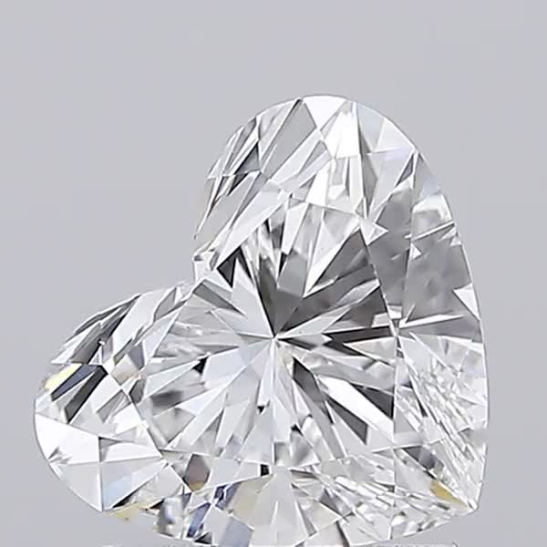 IGI 1.39 Carat Heart Lab Grown Diamond