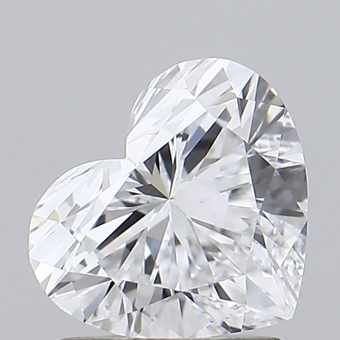 IGI 1.28 Carat Heart Lab Grown Diamond