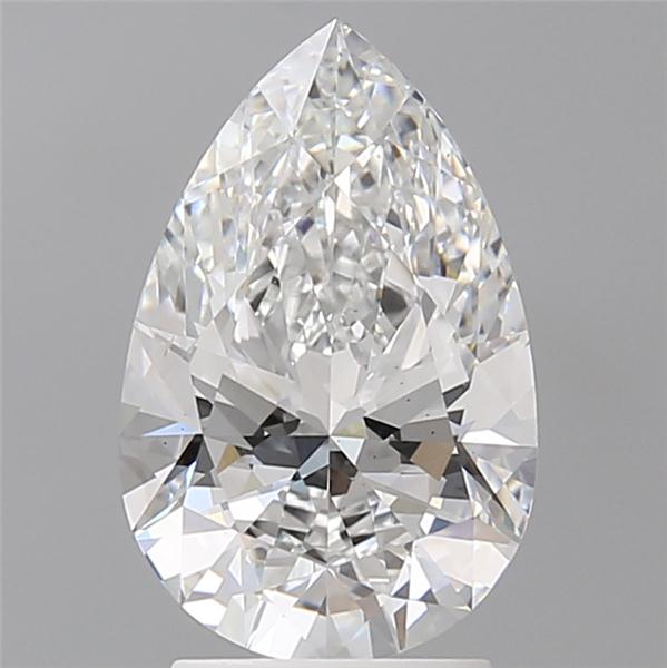 IGI 2.60 Carat Pear Lab Grown Diamond 人工培育鑽石 實驗室人造鑽石