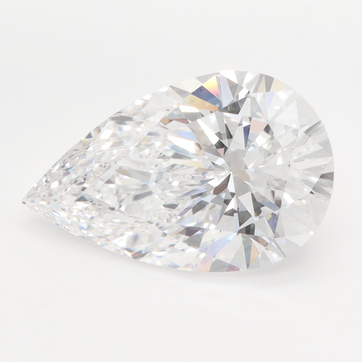 GIA 4.10 Carat Pear Lab Grown Diamond 人工培育鑽石 實驗室人造鑽石