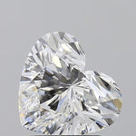 IGI 1.51 Carat Heart Lab Grown Diamond