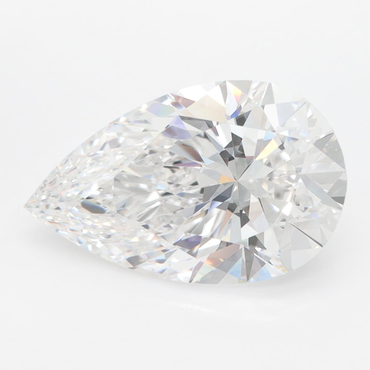 GIA 4.30 Carat Pear Lab Grown Diamond 人工培育鑽石 實驗室人造鑽石