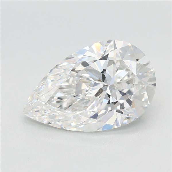 IGI 1.63 Carat Pear Lab Grown Diamond