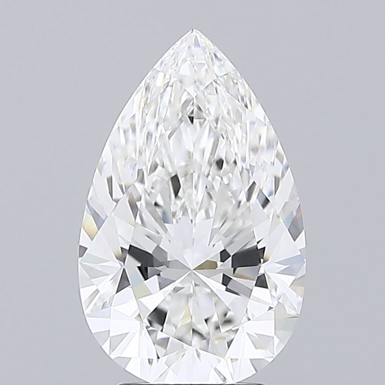IGI 3.96 Carat Pear Lab Grown Diamond 人工培育鑽石 實驗室人造鑽石