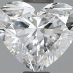 IGI 1.62 Carat Heart Lab Grown Diamond