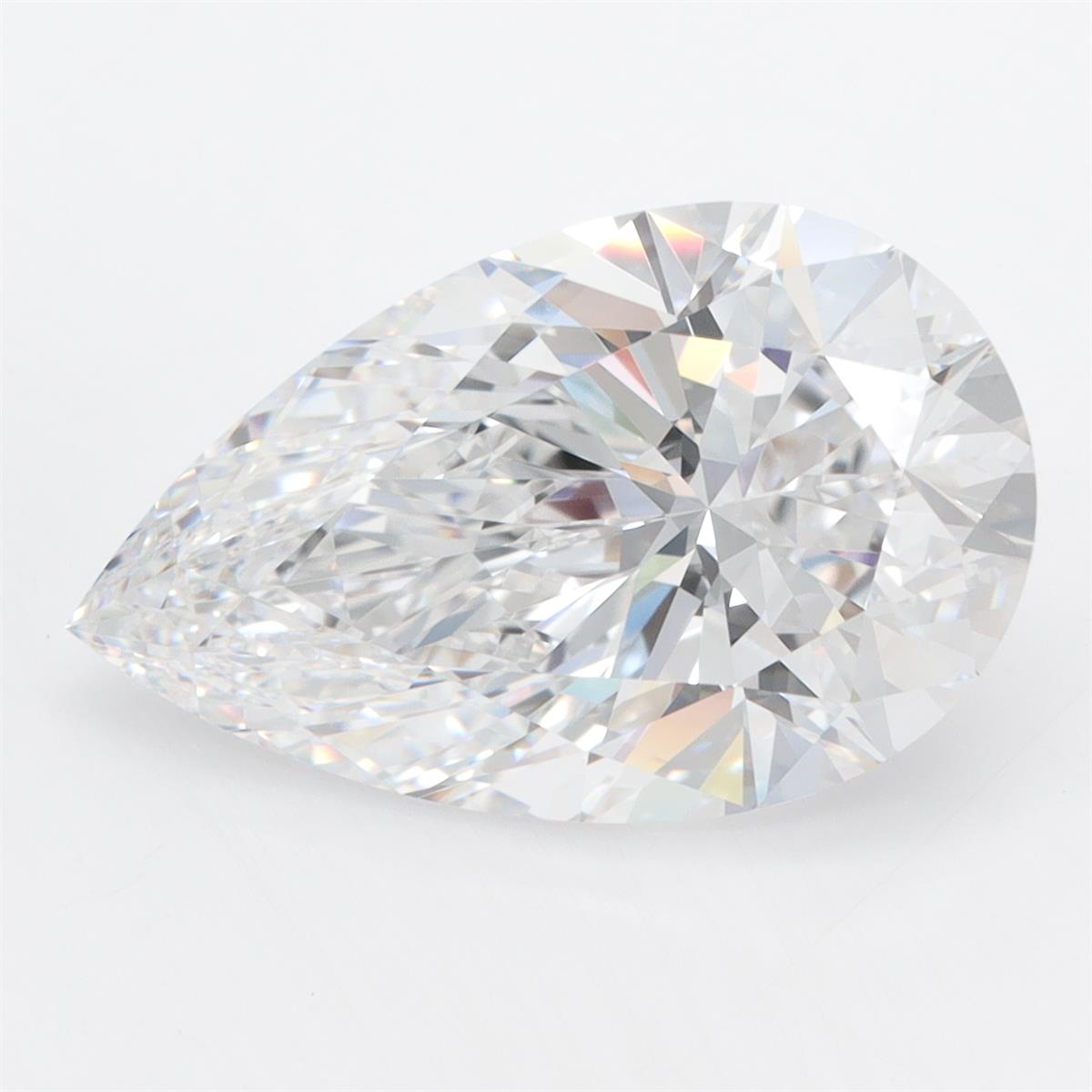 GIA 5.36 Carat Pear Lab Grown Diamond 人工培育鑽石 實驗室人造鑽石