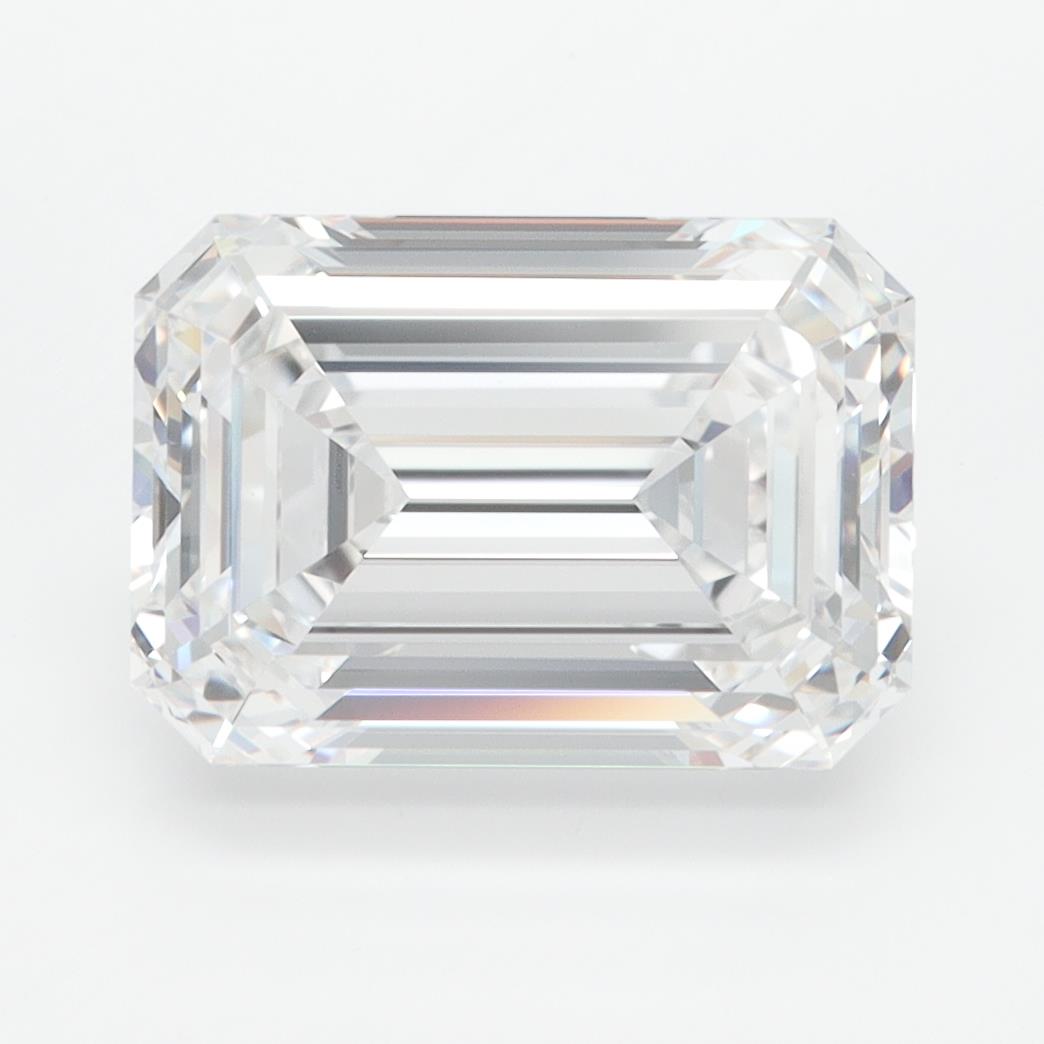 GIA 4.10 Carat Emerald Lab Grown Diamond 人工培育鑽石 實驗室人造鑽石