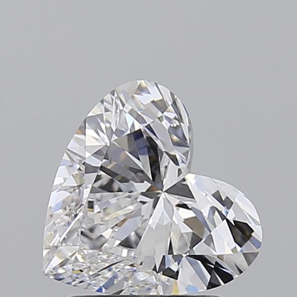 IGI 1.46 Carat Heart Lab Grown Diamond