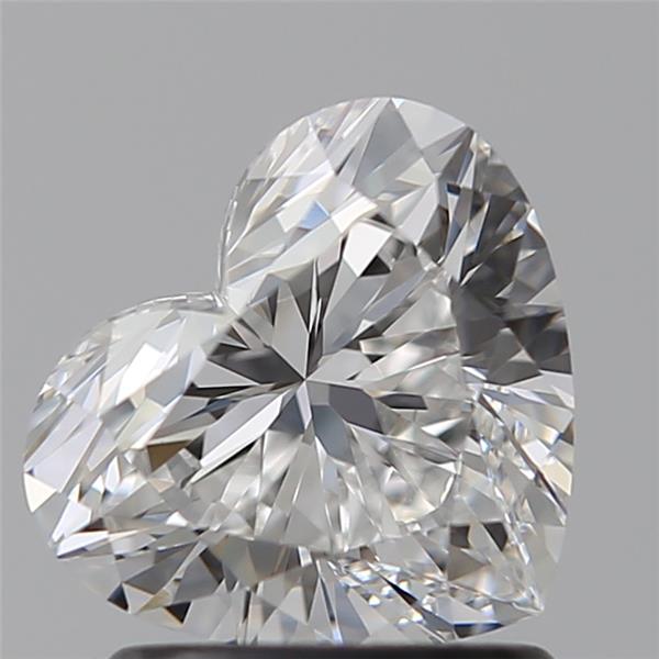 IGI 1.39 Carat Heart Lab Grown Diamond