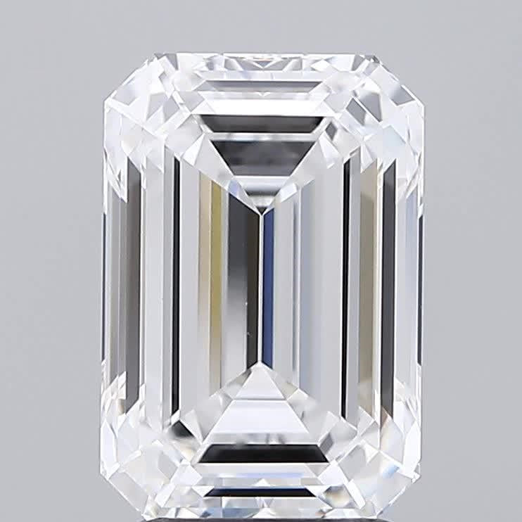 GIA 3.03 Carat Emerald Lab Grown Diamond 人工培育鑽石 實驗室人造鑽石