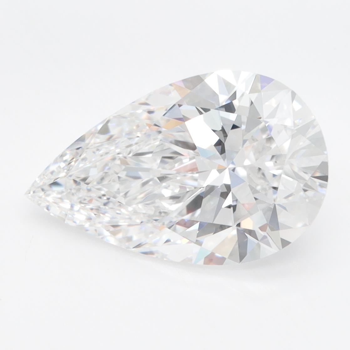GIA 3.46 Carat Pear Lab Grown Diamond 人工培育鑽石 實驗室人造鑽石