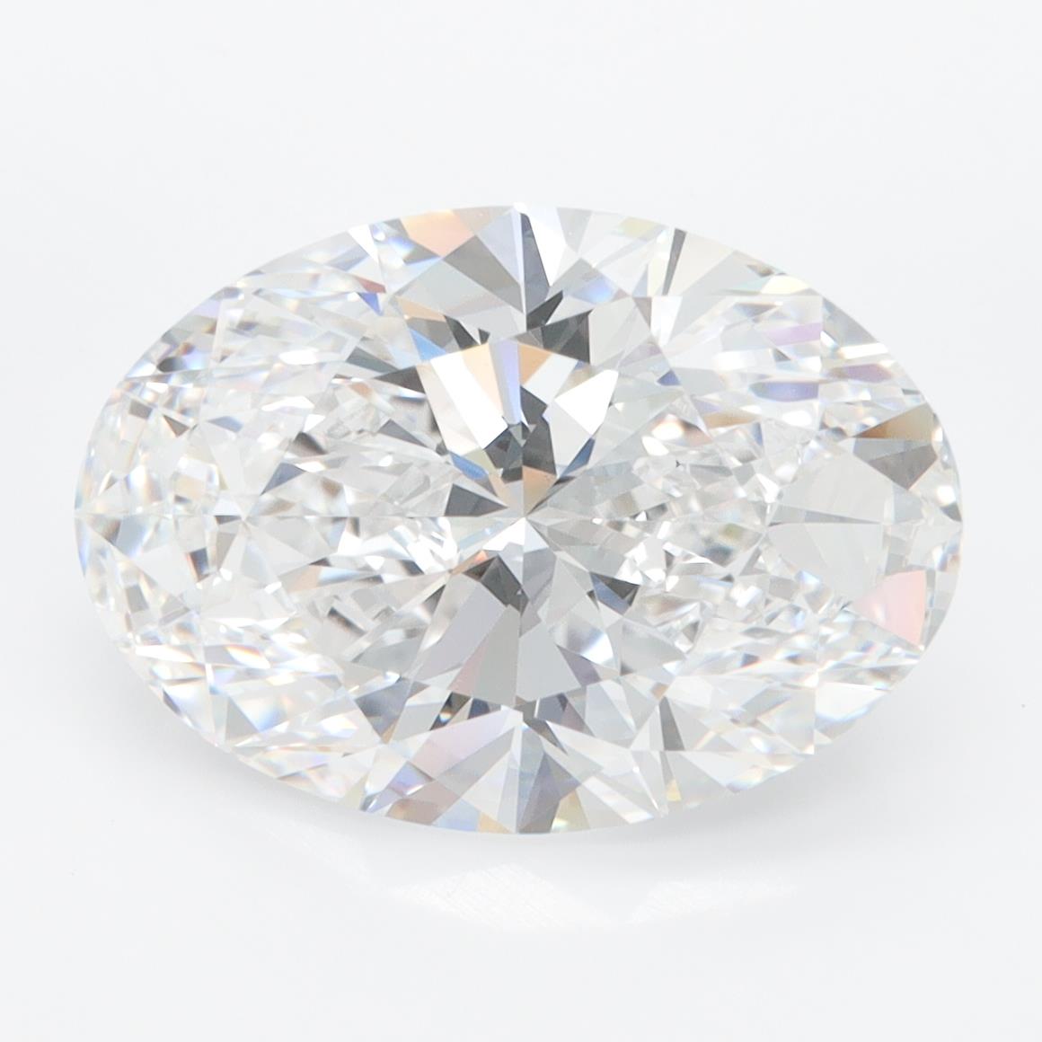 GIA 5.10 Carat Oval Lab Grown Diamond 人工培育鑽石 實驗室人造鑽石
