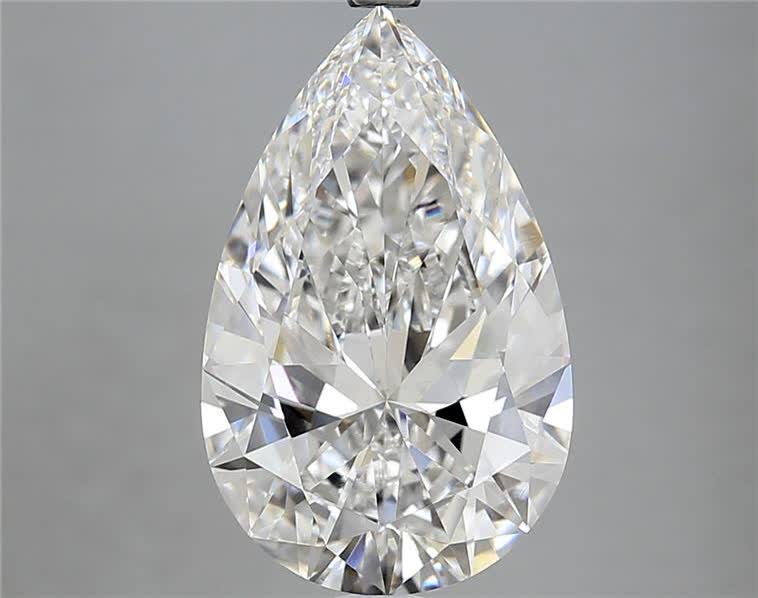 IGI 5.72 Carat Pear Lab Grown Diamond 人工培育鑽石 實驗室人造鑽石