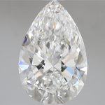 IGI 2.90 Carat Pear Lab Grown Diamond 人工培育鑽石 實驗室人造鑽石