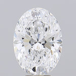 GIA 4.07 Carat Oval Lab Grown Diamond 人工培育鑽石 實驗室人造鑽石