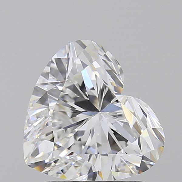 IGI 1.52 Carat Heart Lab Grown Diamond