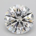 IGI 2.54 Carat Round Brilliant Lab Grown Diamond