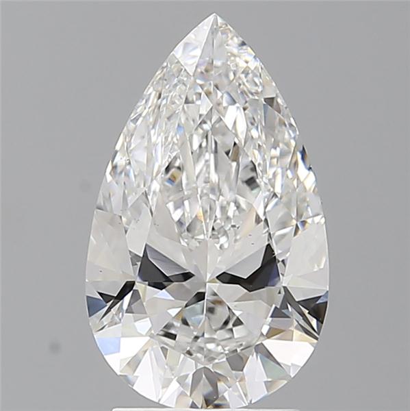 IGI 2.60 Carat Pear Lab Grown Diamond 人工培育鑽石 實驗室人造鑽石