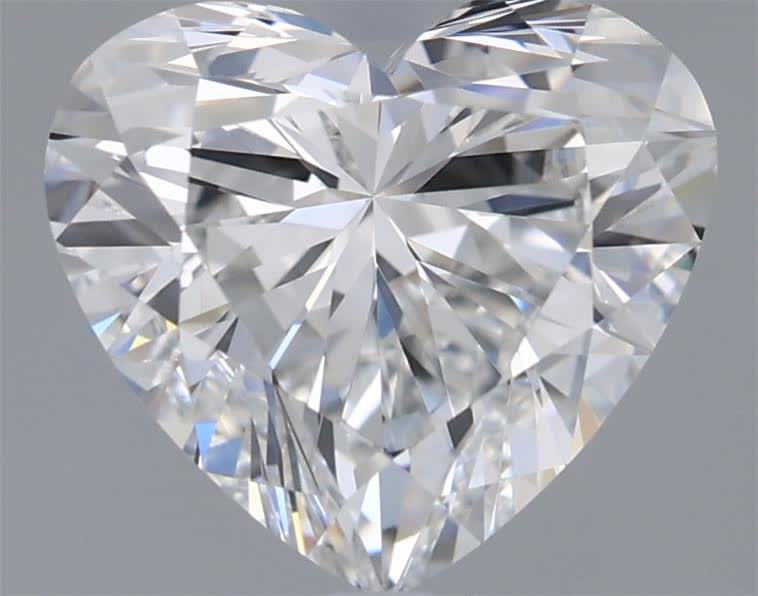 IGI 1.59 Carat Heart Lab Grown Diamond
