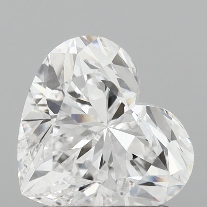 IGI 1.53 Carat Heart Lab Grown Diamond
