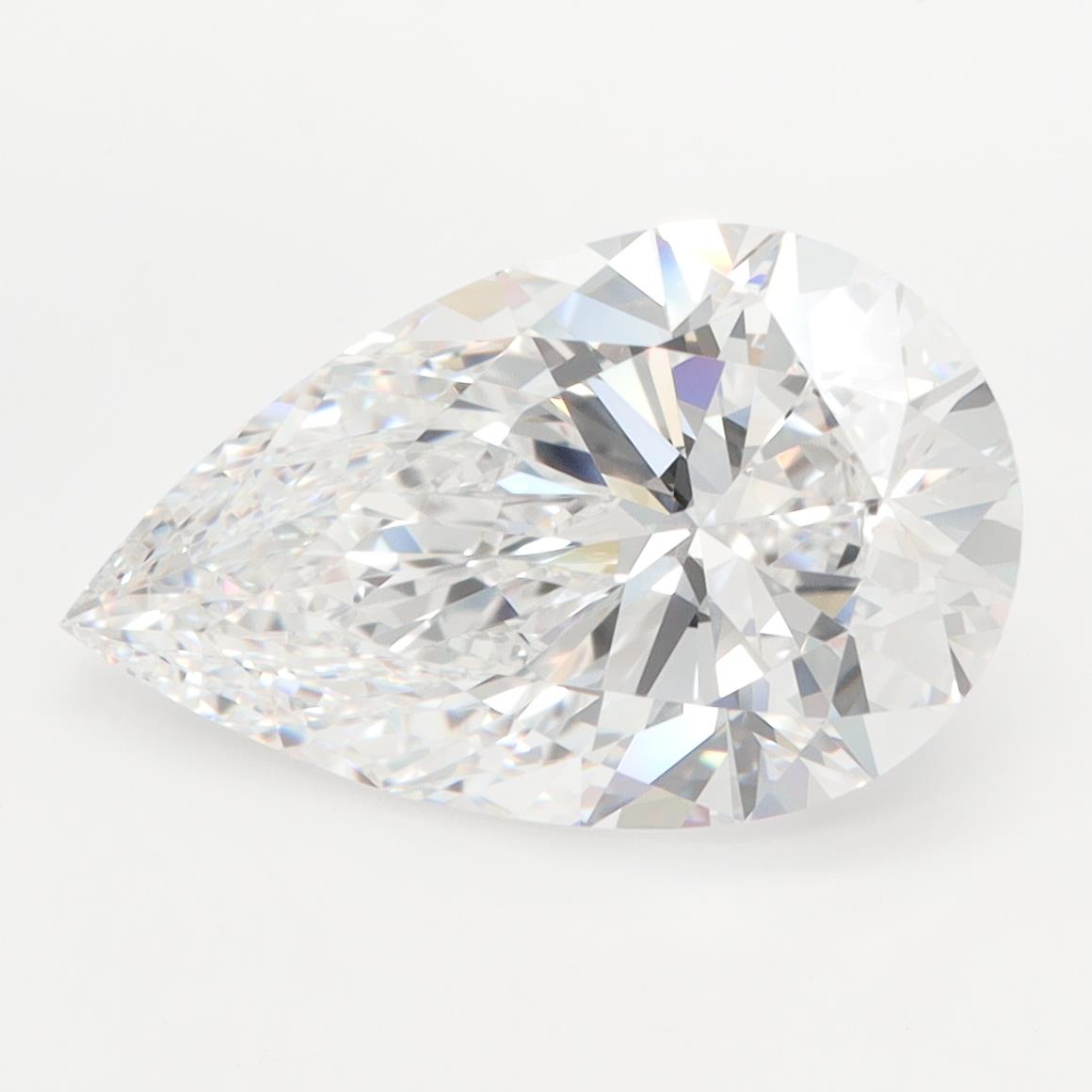 GIA 4.01 Carat Pear Lab Grown Diamond 人工培育鑽石 實驗室人造鑽石