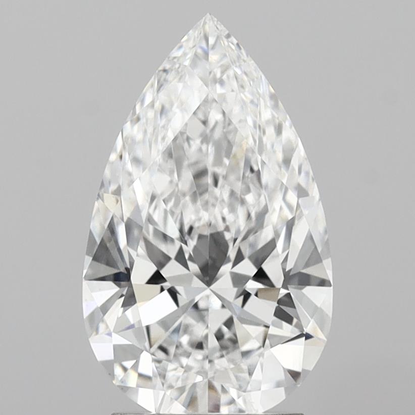 IGI 2.57 Carat Pear Lab Grown Diamond 人工培育鑽石 實驗室人造鑽石
