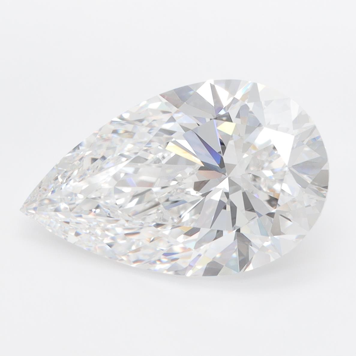 IGI 4.36 Carat Pear Lab Grown Diamond 人工培育鑽石 實驗室人造鑽石