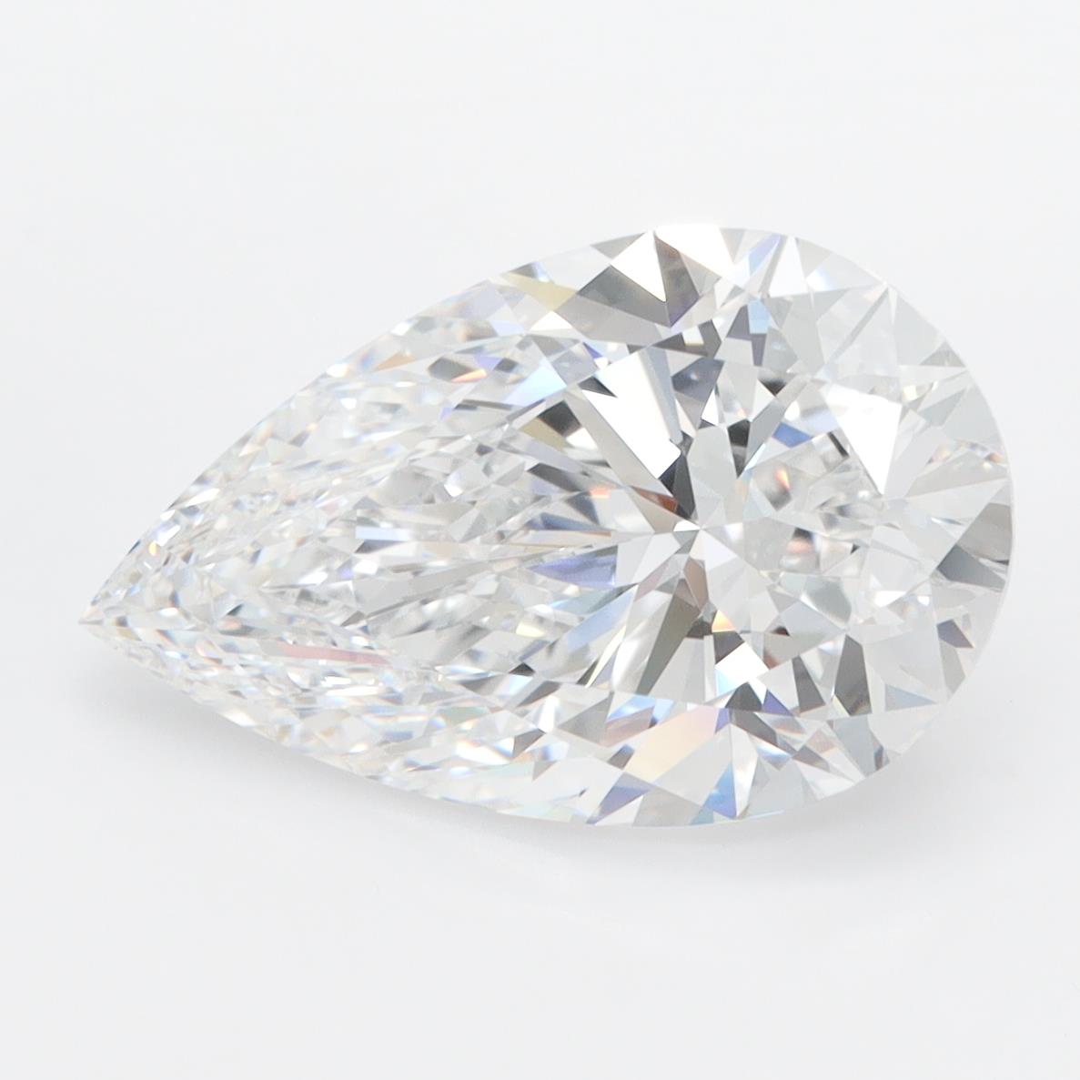 IGI 3.43 Carat Pear Lab Grown Diamond 人工培育鑽石 實驗室人造鑽石