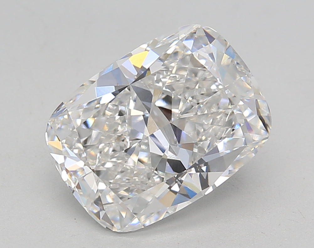 GIA 3.27 Carat Long Cushion Brilliant Lab Grown Diamond