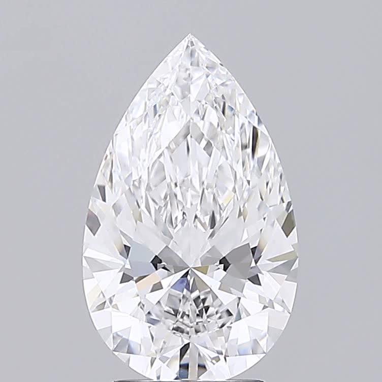 GIA 2.83 Carat Pear Lab Grown Diamond 人工培育鑽石 實驗室人造鑽石