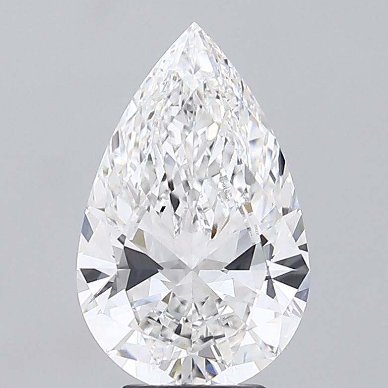 IGI 4.08 Carat Pear Lab Grown Diamond 人工培育鑽石 實驗室人造鑽石
