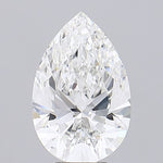 IGI 6.00 Carat Pear Lab Grown Diamond 人工培育鑽石 實驗室人造鑽石