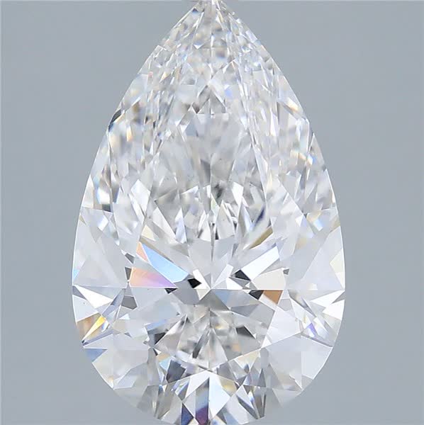 IGI 4.02 Carat Pear Lab Grown Diamond 人工培育鑽石 實驗室人造鑽石