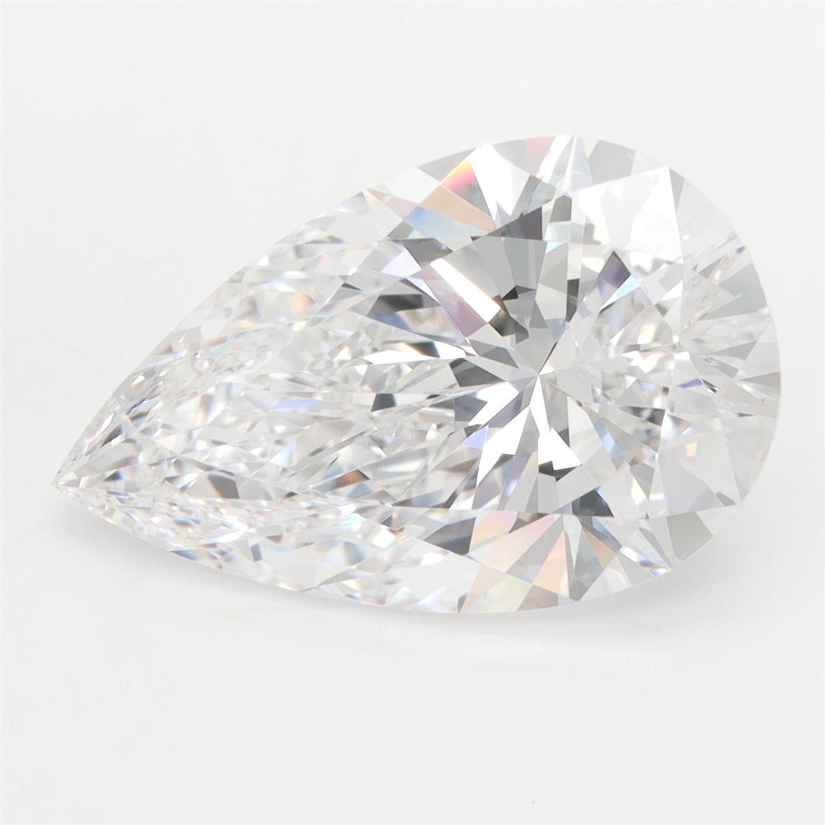 GIA 6.20 Carat Pear Lab Grown Diamond 人工培育鑽石 實驗室人造鑽石