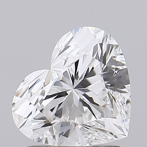 IGI 1.34 Carat Heart Lab Grown Diamond