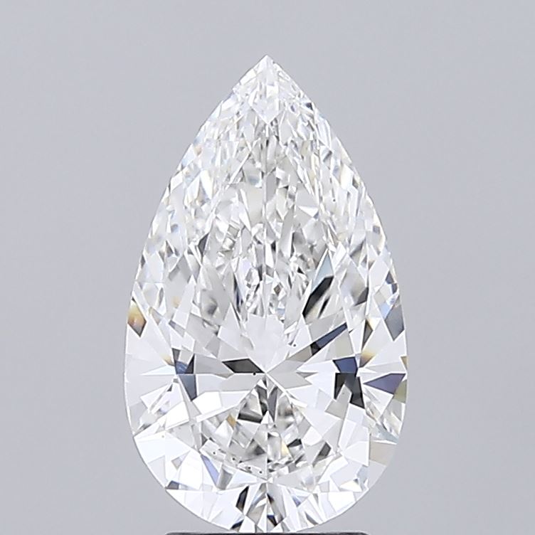IGI 2.81 Carat Pear Lab Grown Diamond 人工培育鑽石 實驗室人造鑽石