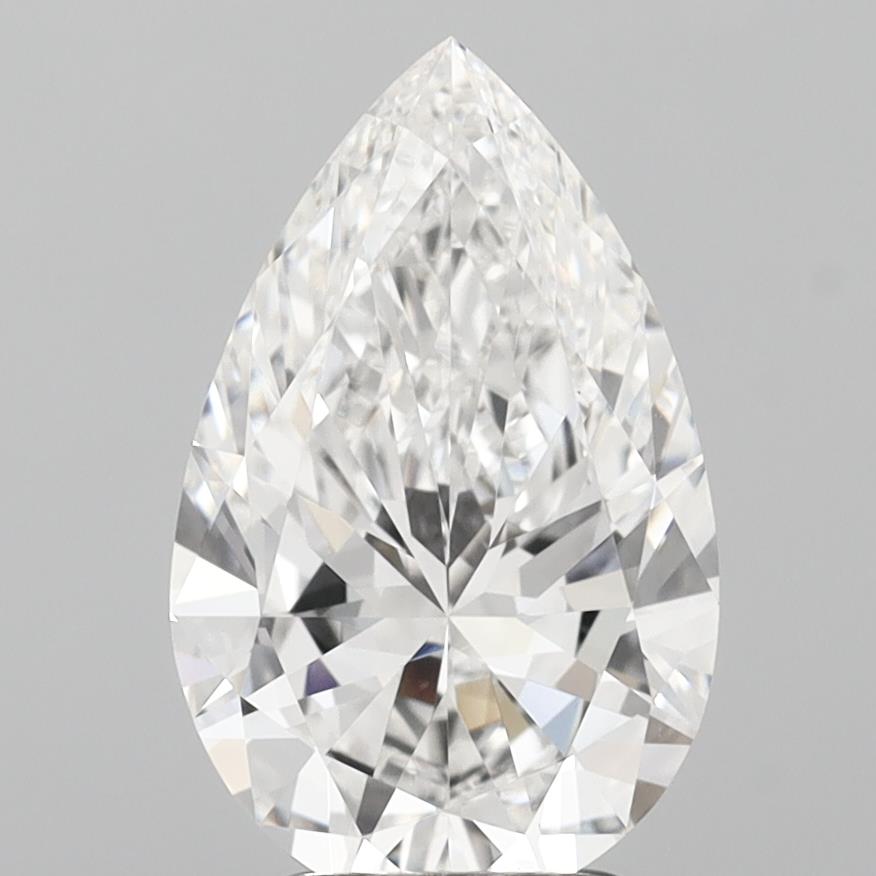 IGI 3.08 Carat Pear Lab Grown Diamond 人工培育鑽石 實驗室人造鑽石