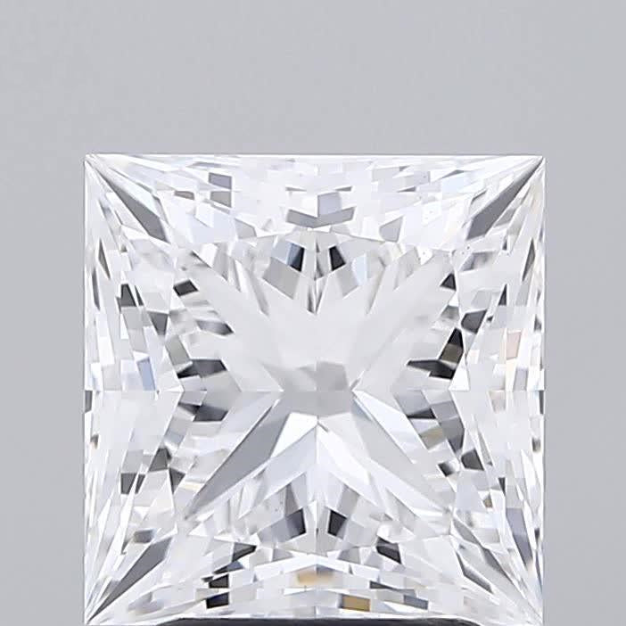 GIA 2.96 Carat Princess Cut Lab Grown Diamond 人工培育鑽石 實驗室人造鑽石