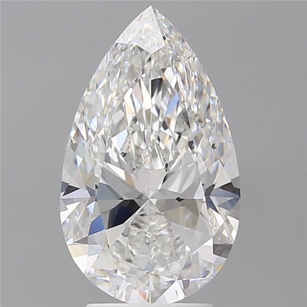 IGI 3.60 Carat Pear Lab Grown Diamond 人工培育鑽石 實驗室人造鑽石
