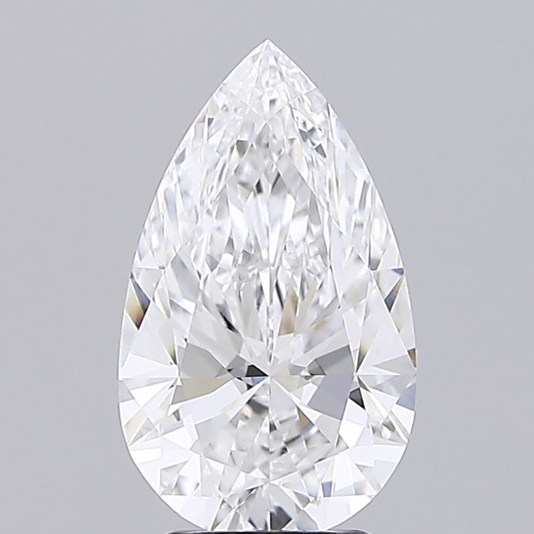 IGI 3.07 Carat Pear Lab Grown Diamond 人工培育鑽石 實驗室人造鑽石
