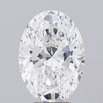 GIA 3.45 Carat Oval Lab Grown Diamond 人工培育鑽石 實驗室人造鑽石