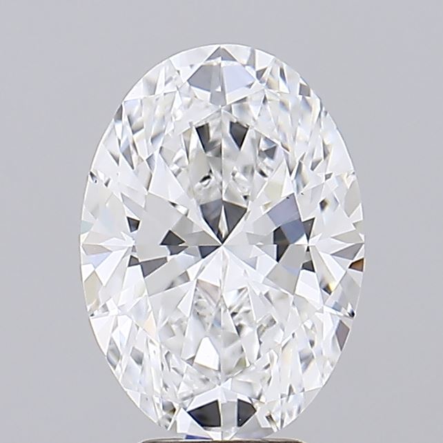 GIA 3.45 Carat Oval Lab Grown Diamond 人工培育鑽石 實驗室人造鑽石